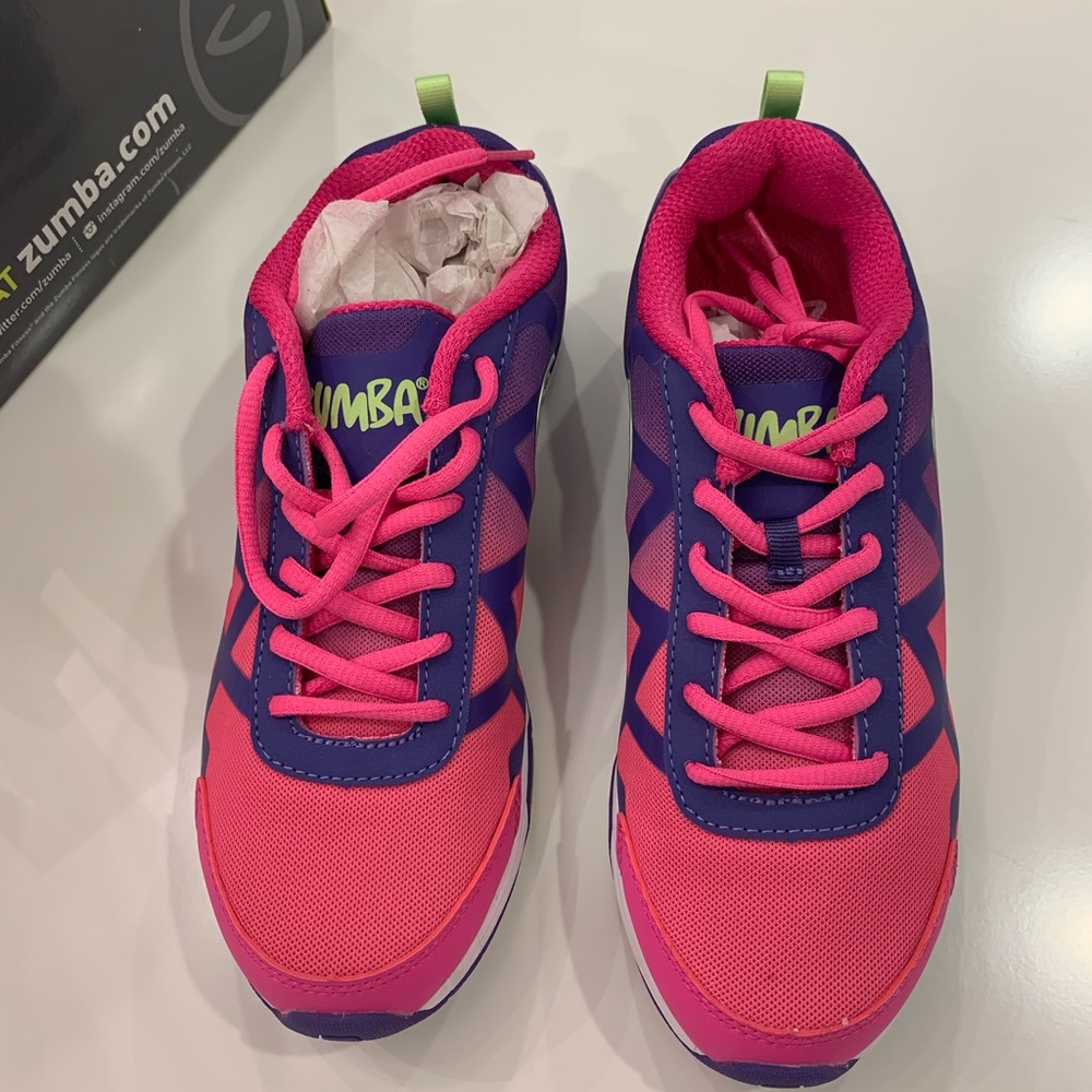 Zumba flex II remix purple/ bright pink size 6.5